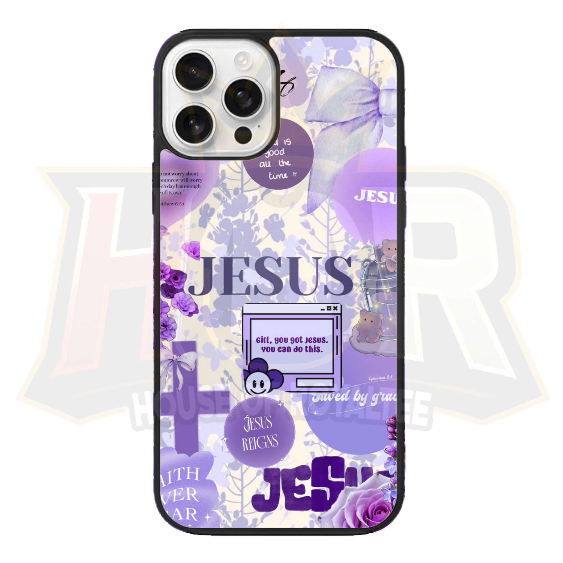 Jesus Reigns Phone Case