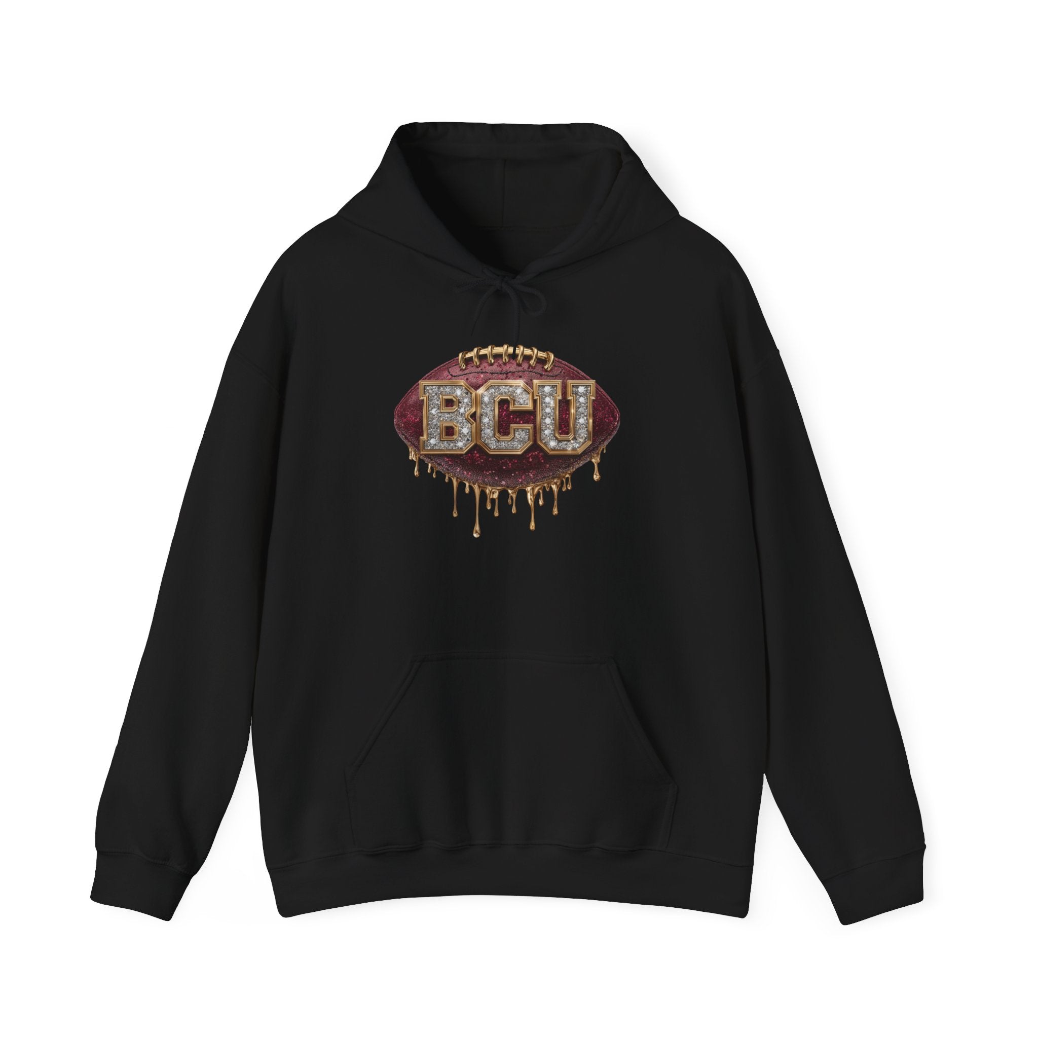 BCU Bling Football Hooded Sweatshirt - Unisex Heavy Blend™
