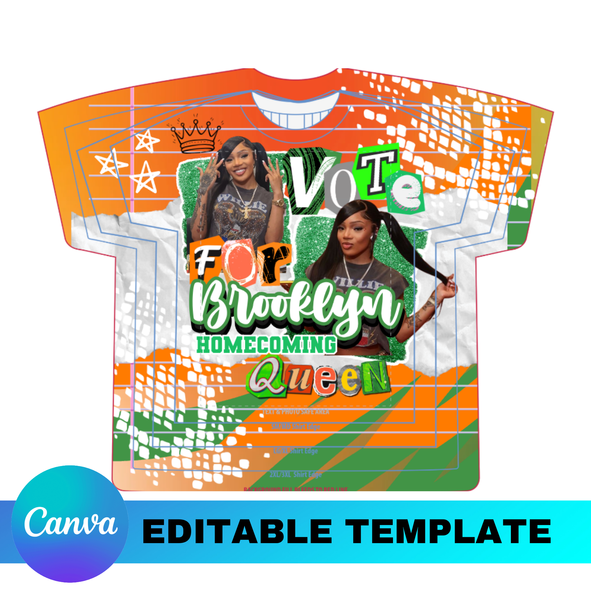 ORANGE & GREEN HCQ Template