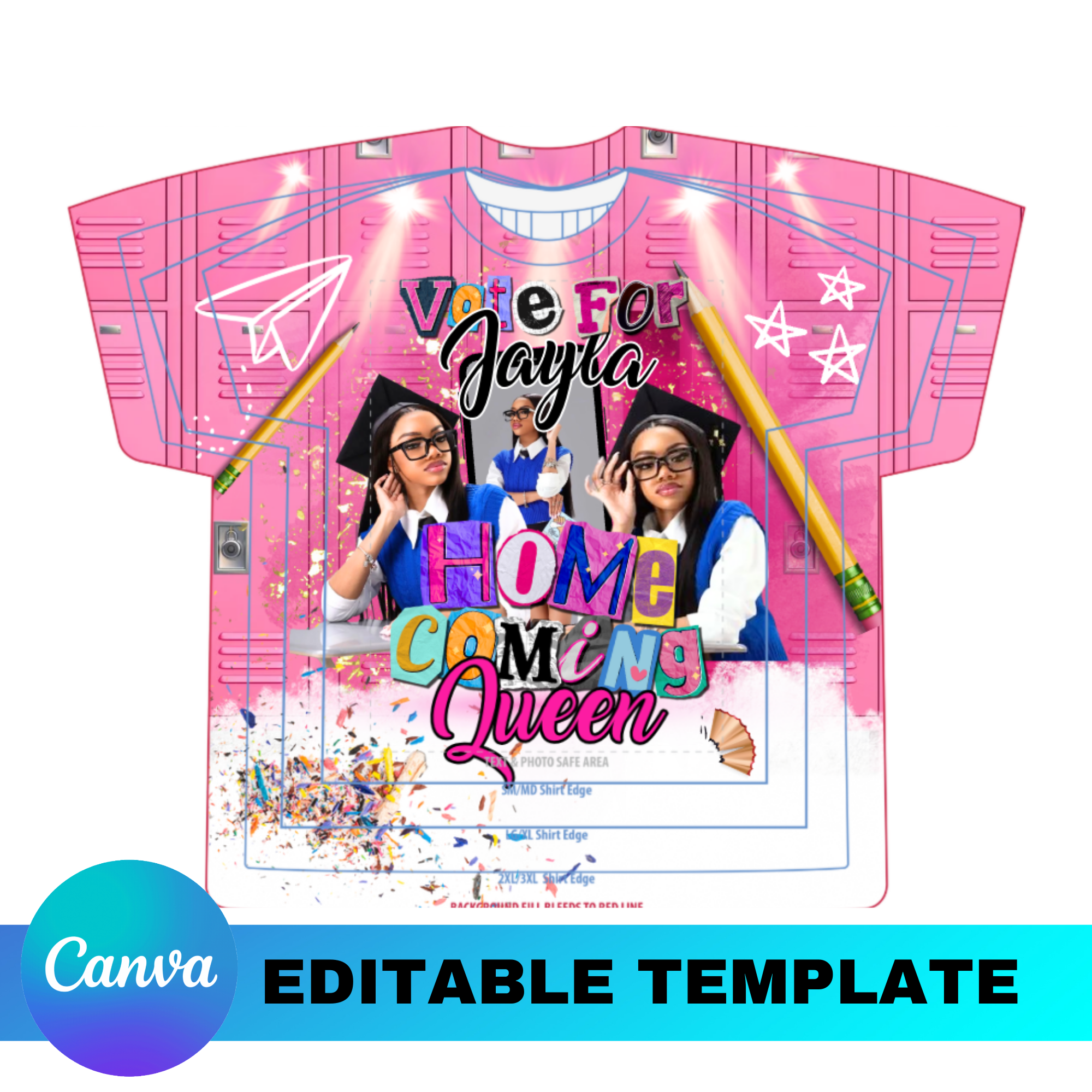 Pink Lockers HCQ Template