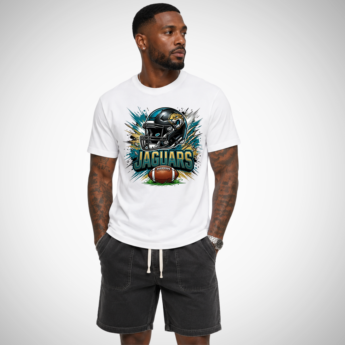 Duval Teal & Gold Field Mob Graphic Tee