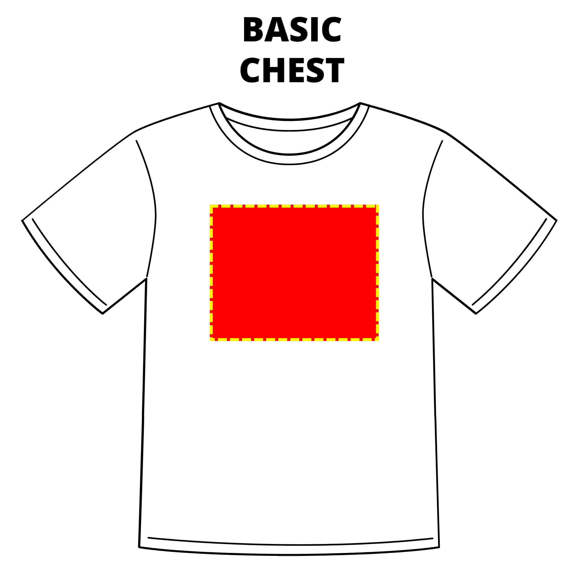 CUSTOM CENTER PRINT SHIRTS