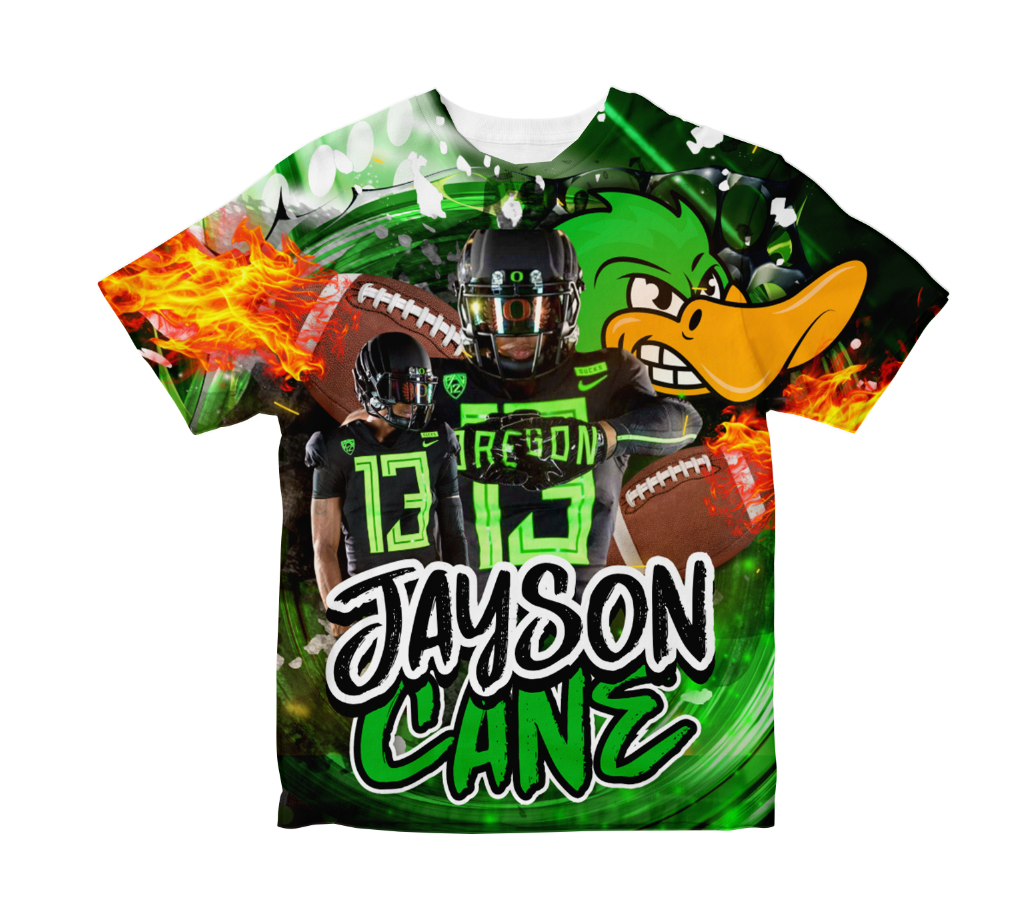 Green Blaze All Over Shirt