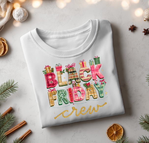 Black Friday Crew Shirts – Festive & Fun Matching Tees