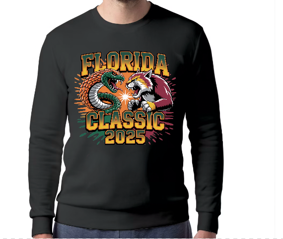 Florida Classic 2025 Sweatshirt | FAMU vs BCU | HBCU Game Day Apparel