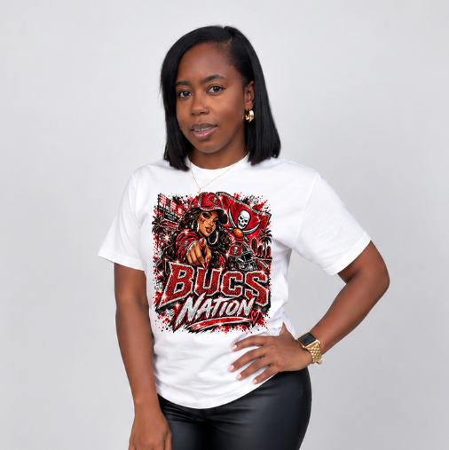She Runs Game Day Tee