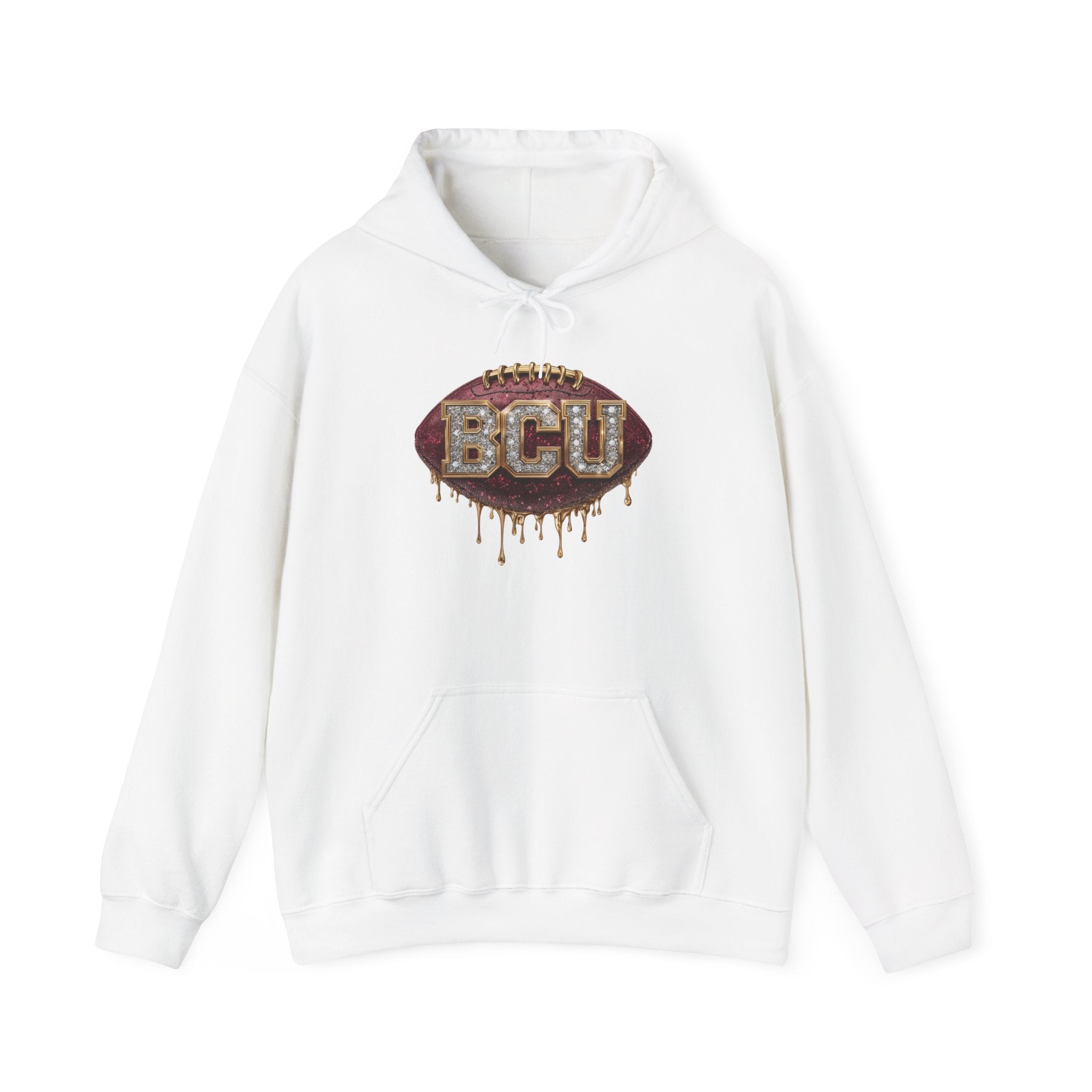 BCU Bling Football Hooded Sweatshirt - Unisex Heavy Blend™