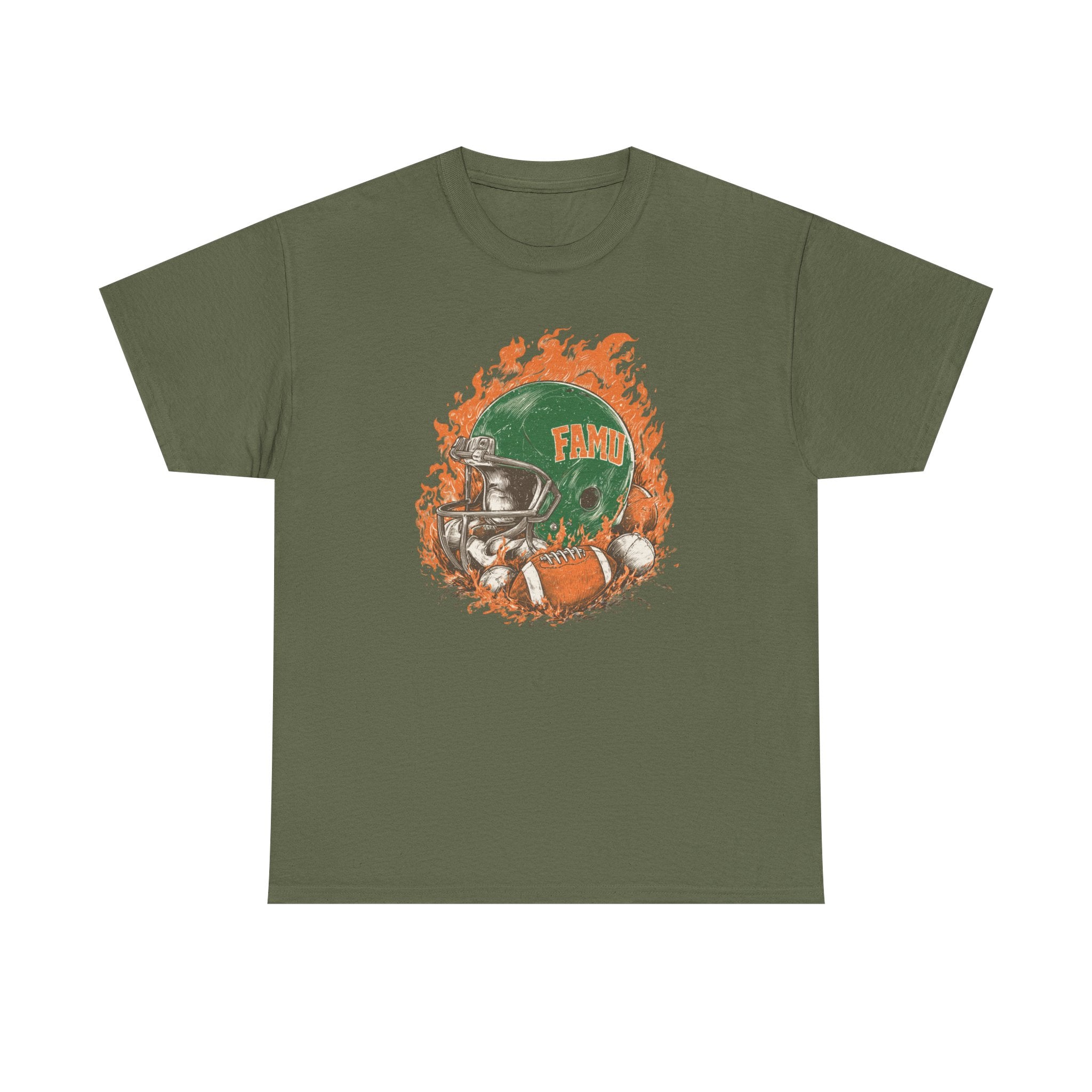 FAMU Football Heritage Tee - Unisex Heavy Cotton Shirt