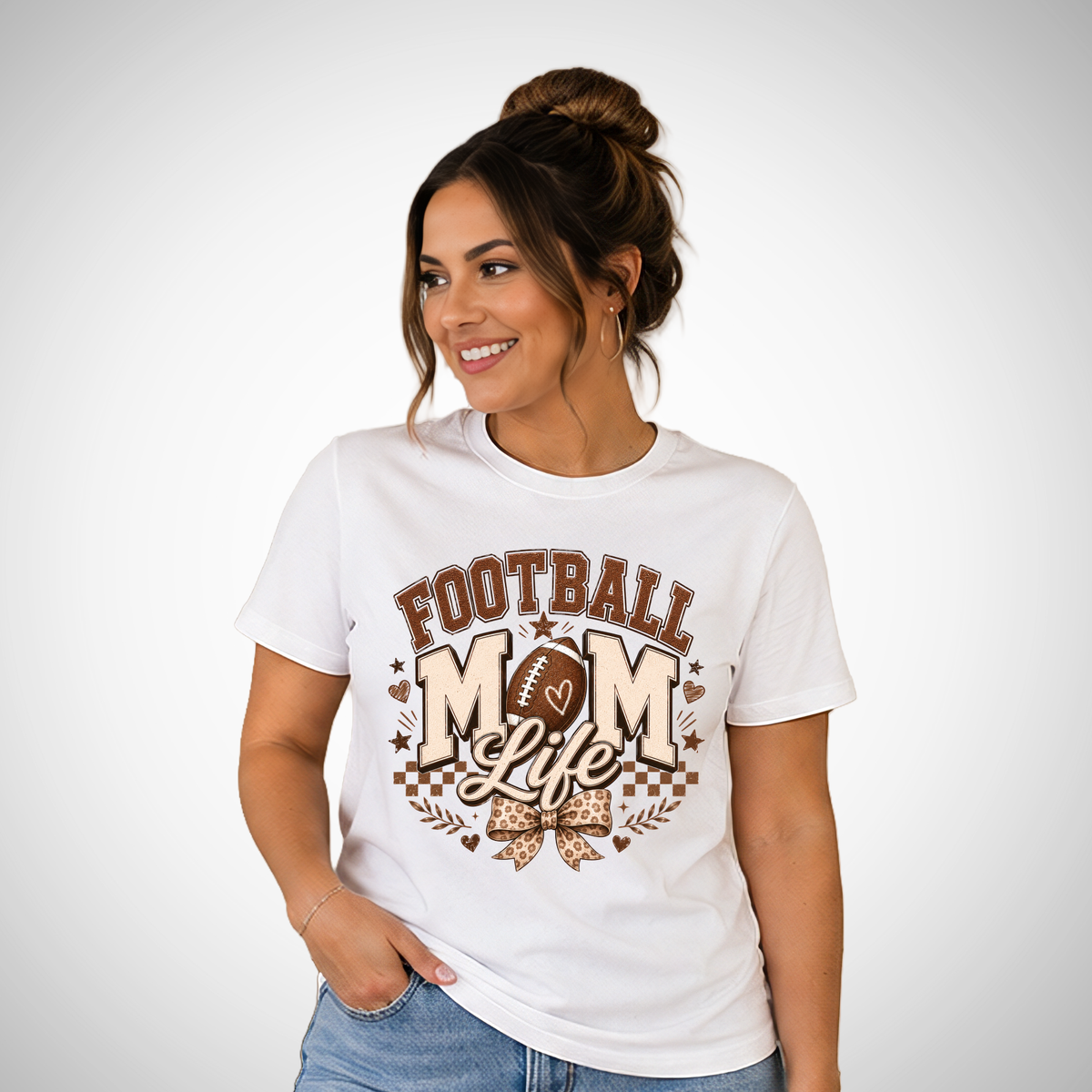 Football Mom Life Graphic Tee