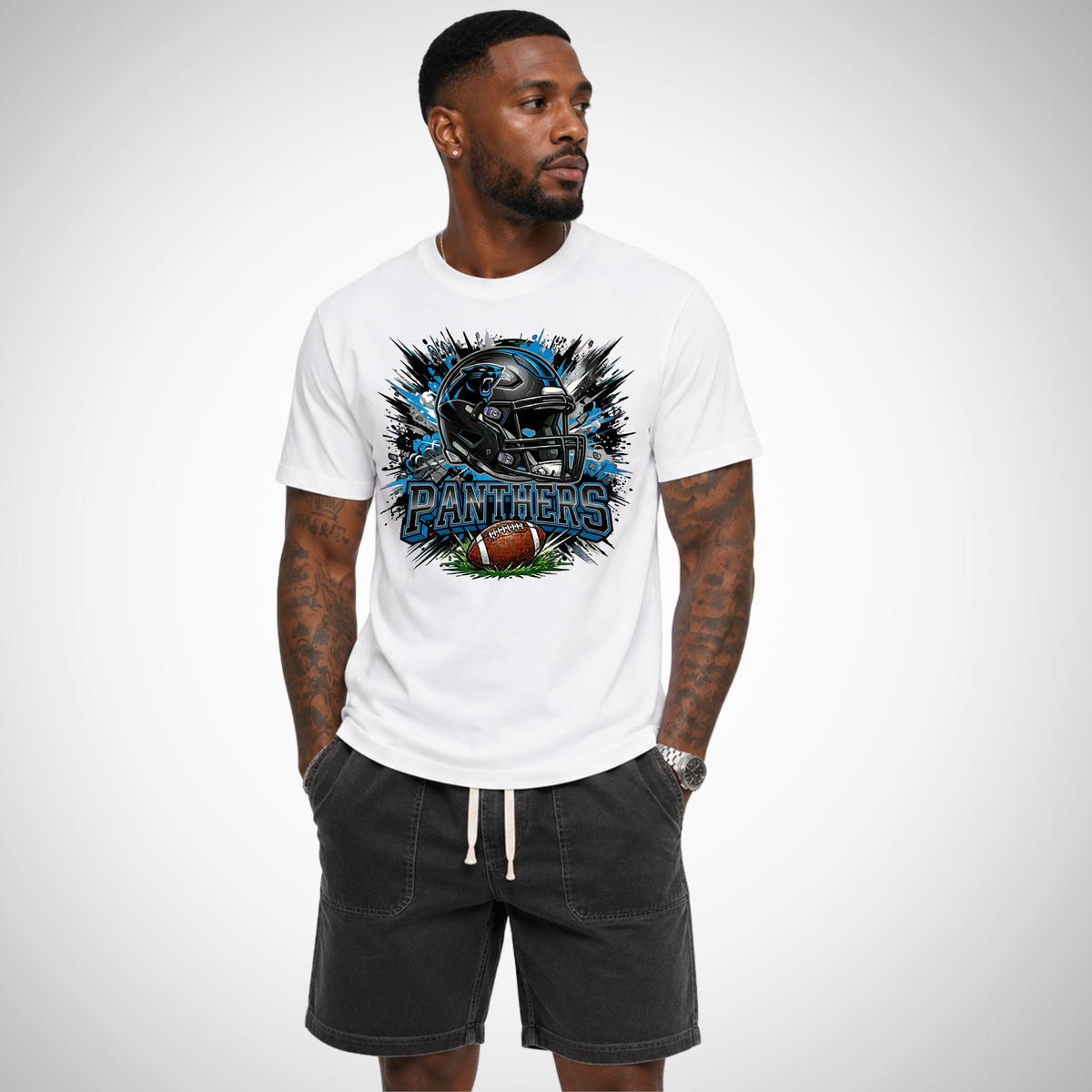 Carolina Midnight Blue Field Mob Graphic Tee