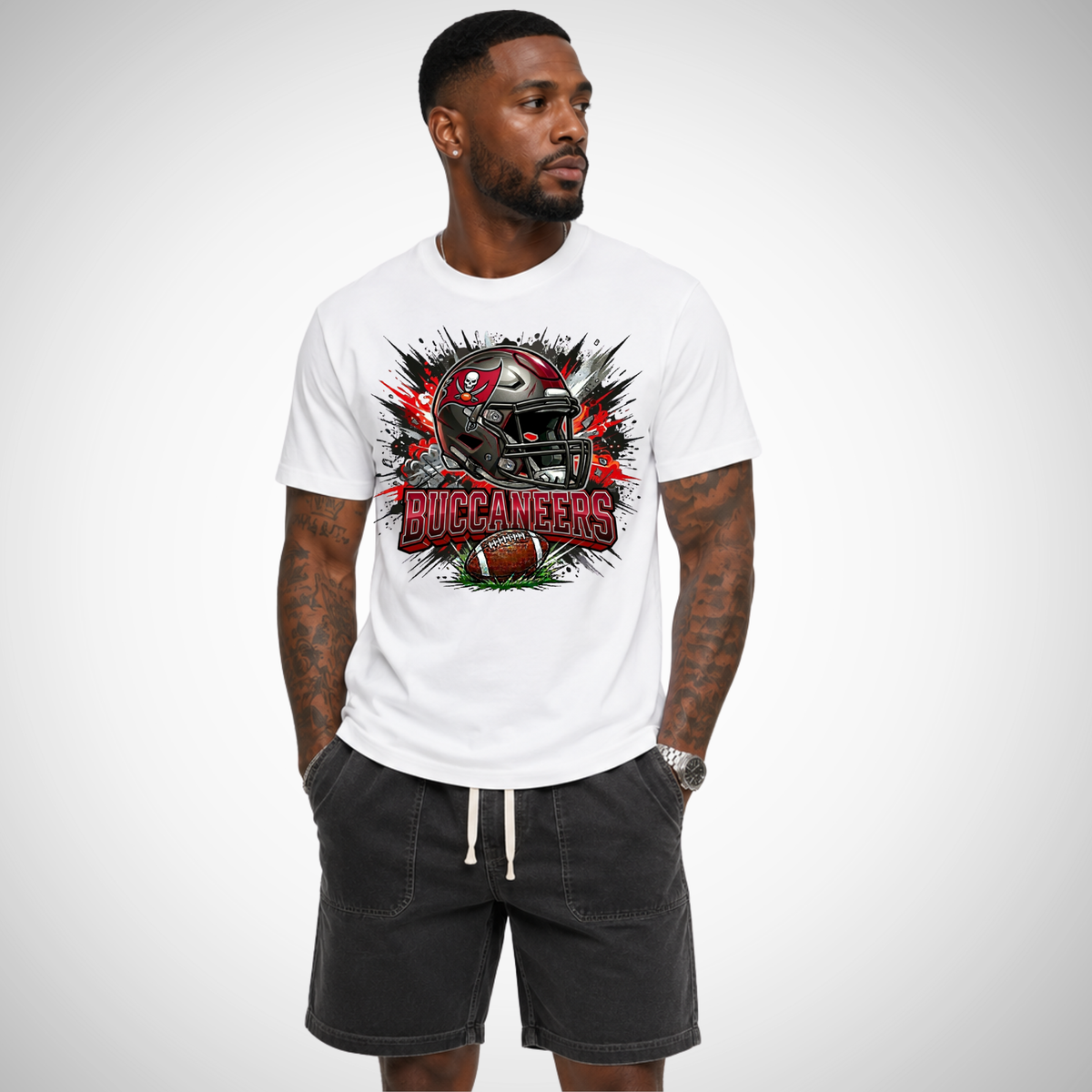 Tampa Crimson Red Field Mob Graphic Tee