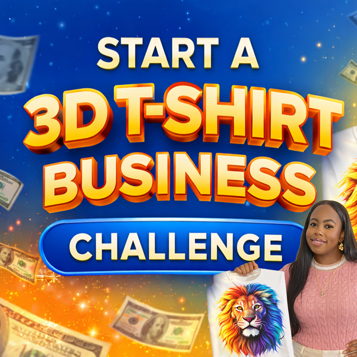 The 3D Tee Challenge | 📅 5-Day Live Challenge 📍 Live on Zoom